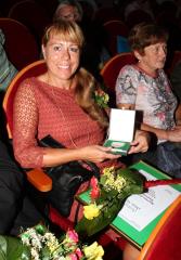 ON Srebrni grb priznanja Športnemu društvu Lipa Šmartno ob Dreti   Foto Jože Miklavc